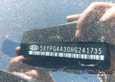 2017 Kia Sorento 2.4L Lx from USA, damaged, VIN 5XYPG4A30HG241735